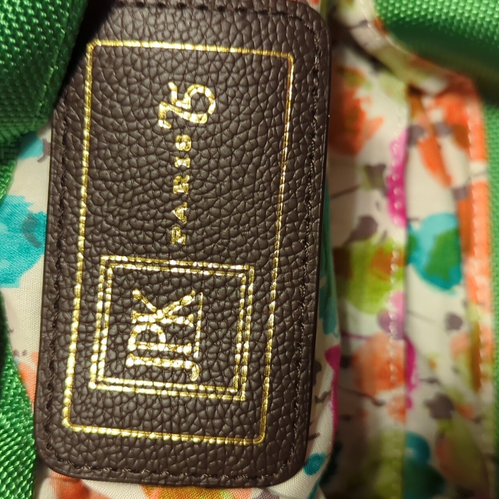 JPK PARIS 75 GREEN TOTE BAG PURSE - Picture 7 of 7